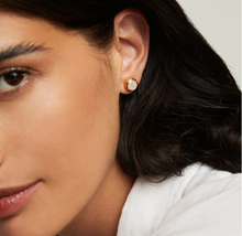 Load image into Gallery viewer, Signature Midi Studs in Moonstone
