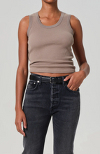 Load image into Gallery viewer, Inez Waffle Tank in Bezal
