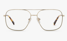 Load image into Gallery viewer, Jonas Square Aviator Blue Light Glasses
