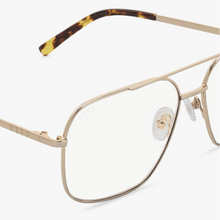 Load image into Gallery viewer, Jonas Square Aviator Blue Light Glasses
