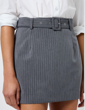 Load image into Gallery viewer, Minka Pinstripe Mini Skirt
