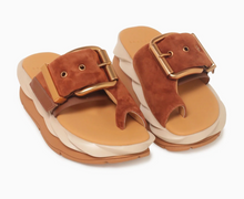 Load image into Gallery viewer, Mellow Glow in Soft Brown Suede
