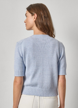 Load image into Gallery viewer, Elbow Sleeve Button Cardigan in Clearwater
