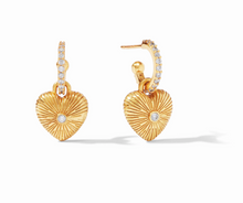 Load image into Gallery viewer, Esme Heart Hoop &amp; Charm Earring

