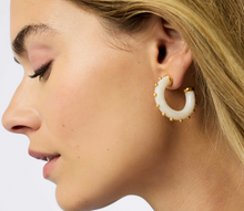 Load image into Gallery viewer, Colette Hoop in Alabaster
