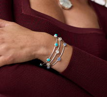 Load image into Gallery viewer, Milano Luxe Bangle in Silver
