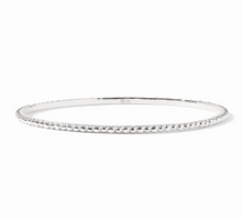 Load image into Gallery viewer, Colette Bead Bangle in Silver
