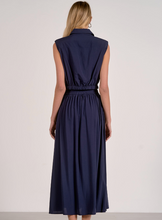 Load image into Gallery viewer, Navy Midi Skirt
