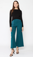 Load image into Gallery viewer, Ponte Knit Wide Leg Pant: Cropped
