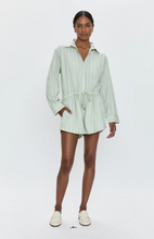 Load image into Gallery viewer, Amelie Romper in Pistachio Stripe
