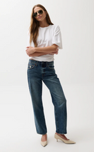Load image into Gallery viewer, Lexi Bowed Straight Jean in Artisan
