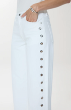 Load image into Gallery viewer, Lexi Bowed Straight Jean in Vivid White
