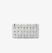 Load image into Gallery viewer, Lindy Woven Clutch in Off-White
