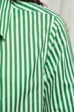 Load image into Gallery viewer, Gisele Button Up in Grass Stripe
