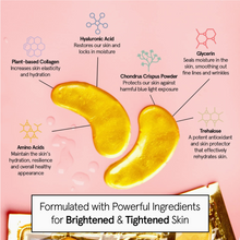 Load image into Gallery viewer, Gold Energizing Under Eye Masks
