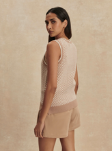 Load image into Gallery viewer, Jenson Stitch Knit Tank in Light Taupe
