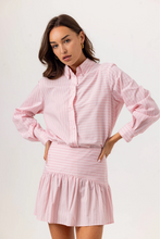 Load image into Gallery viewer, Vada Shirt in Roselight Stripe
