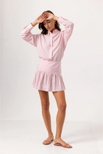 Load image into Gallery viewer, Vada Shirt in Roselight Stripe
