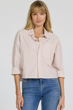 Load image into Gallery viewer, Cropped Adrianna Top in Mojave Stripe
