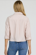 Load image into Gallery viewer, Cropped Adrianna Top in Mojave Stripe
