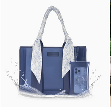 Load image into Gallery viewer, Something Navy Twilly Jelly Tote Bag
