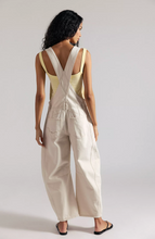 Load image into Gallery viewer, Good Luck Barrel Overalls in Milk
