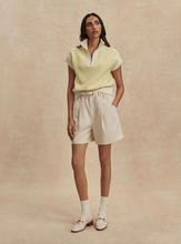 Load image into Gallery viewer, Fowley Knit Top in Snow White &amp; Limeade
