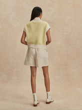 Load image into Gallery viewer, Fowley Knit Top in Snow White &amp; Limeade
