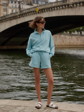 Load image into Gallery viewer, Atrium High Rise Short in Porcelain Blue
