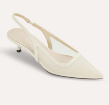 Load image into Gallery viewer, Delilah Slingback Pump in Cream Mesh
