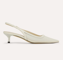 Load image into Gallery viewer, Delilah Slingback Pump in Cream Mesh

