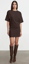 Load image into Gallery viewer, Supima Curve Mini Dress in Chocolate
