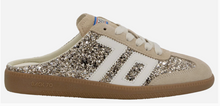Load image into Gallery viewer, Easter Backless Sneaker in Glitter Gold
