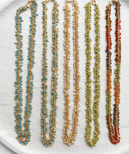 Load image into Gallery viewer, Small Cluster Rosary Necklace in Pearl
