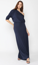 Load image into Gallery viewer, Jersey Cool Girl Dress in Navy
