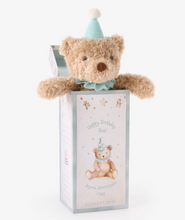 Load image into Gallery viewer, Aqua Birthday Bear Box
