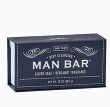 Load image into Gallery viewer, Silver Sage &amp; Bergamot Man Bar
