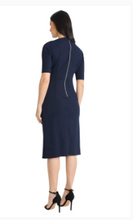 Load image into Gallery viewer, Erin Half Sleeve Dress in Navy
