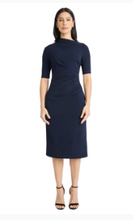 Load image into Gallery viewer, Erin Half Sleeve Dress in Navy
