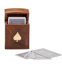 Load image into Gallery viewer, Wood Crafted Playing Card Set
