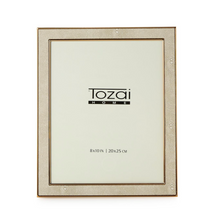 Load image into Gallery viewer, Cream Shagreen 8x10 Frame
