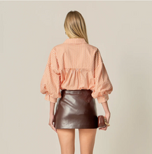 Load image into Gallery viewer, Harper Striped Balloon Sleeve Shirt
