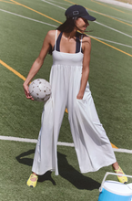 Load image into Gallery viewer, Hot Shot Strappy Onesie in Ivory
