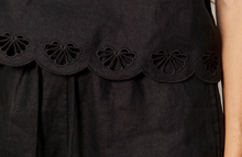 Load image into Gallery viewer, Almost There Linen Top in Black
