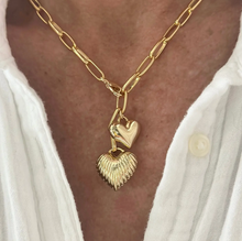 Load image into Gallery viewer, Puffy Hearts Necklace
