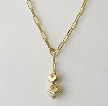 Load image into Gallery viewer, Puffy Hearts Necklace
