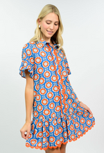 Load image into Gallery viewer, Scalloped Shirt Dress
