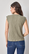 Load image into Gallery viewer, Cap Sleeve Crew in Fern
