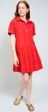 Load image into Gallery viewer, Pleated Shirt Dress
