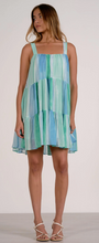 Load image into Gallery viewer, Blue Strovia Tiered Dress
